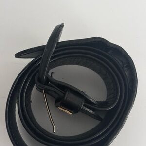 Brooks Brothers Classic Black Leather Belt